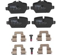 TRW Brake Pad Set GDB1612 - Rear Disc Brake Pads for BMW, MINI, FIAT