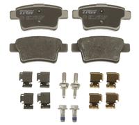 TRW Brake Pad Set GDB1692 - Set of 4 - Rear Axle - for Citroen C4 Grand Picasso I (2006-2013)