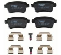 Fits TRW GDB1786 Brake Pad Set, disc brake