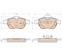 Fits TRW GDB1960 Brake Pad Set, disc brake ⭐UK Stock⭐