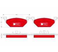 TRW GDB1984DTE Brake pad set