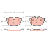 ✅Fits TRW GDB2374 HAM PADS. ⭐UK Seller⭐