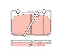 Fits TRW GDB3226 Brake Pad Set, disc brake UK Stock
