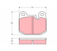 Fits TRW GDB654 Brake Pad Set, disc brake DE Stock