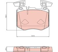✅Fits TRW GDB8310 Brake Pad Set, disc brake ⭐UK Seller⭐