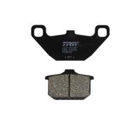 Trw Allround Organic Standard Kawasaki El 250 Eliminator 88 Front Brake Pads Black