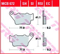 Fits TRW MCB672 Brake pads MCB672 organic, intended use offroad/rout ⭐UK Stock⭐