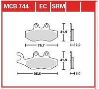 Fits TRW MOTO MCB744EC Brake Pad Set, disc brake OE REPLACEMENT