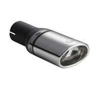 Ulter Sport Exhaust finisher - Oval 95x65mm Slanted - Length 120mm - Installation ->50mm - Inox