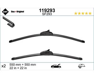 Fits VALEO 119293 SWF - VISIOFLEX FB OE X2