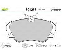 Fits VALEO 301256 BRAKE PADS FIRST