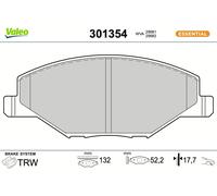 VALEO 301354 Brake pad set