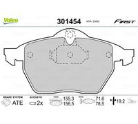 Brake pads Front Axle 301454 VALEO for OPEL ASTRA G Hatchback ASTRA G Estate