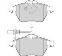 Brake pads Front Axle 301751 VALEO for AUDI VW
