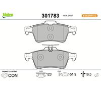 VALEO 301783 Brake pad set