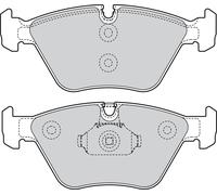 Brake pads Front Axle 302067 VALEO for BMW MG
