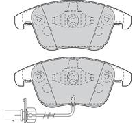 Brake pads Front Axle 302098 VALEO for AUDI A5 A5 Sportback A5 Convertible A4 B8