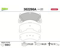 VALEO 302296A Brake pad set