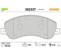 VALEO 302337 Brake pad set