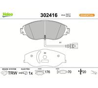✅Fits VALEO 302416 HAM PADS. FIRST ⭐UK Seller⭐