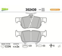 VALEO 302430 Brake pad set