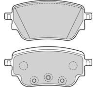 Rear Brake Pad Set for Mercedes A-CLASS B-CLASS CLA GLA 0004205703