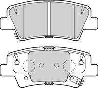 BRAKE PAD SET DISC BRAKE 302706 FOR HYUNDAI KIA D4FD 1.7L G4FD/G4FJ 1.6L 4cyl