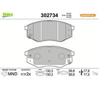 VALEO 302734 Brake pad set