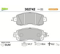 VALEO 302742 Brake pad set