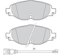 VALEO 302774 Brake pad set