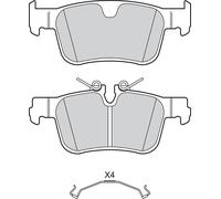 Fits VALEO 302777 Brake pads. FIRST VOLVO