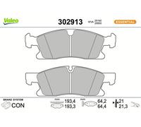 VALEO 302913 Brake pad set