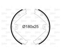 VALEO 564182 Handbrake shoes
