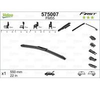 VALEO 575007 Wiper Blade for ,AIXAM,ALFA ROMEO,AUDI,BMW,CADILLAC,CHEVROLET,CHRYS