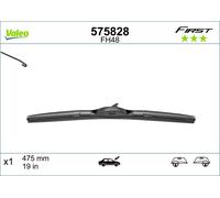 VALEO First Wiper - FH48 Cutting-Edge Hybrid Precision and Clarity Wiper blade 475mm - Front - 1 Wiper Blade - 575828