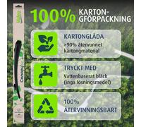 VALEOCanopy Wiper - CAN07 - Flat Wiper Blade Made from Natural And Recycled Materials - Front - HOOK - Length: 19 inches/475mm - (Wiper Blade 1) - 583907