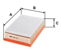 Valeo Air Filter 585077 - Panel Type - Fits SEAT SKODA VW