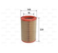 Valeo Air Filter 585765 for Alfa Romeo Giulietta 1.7L 4cyl
