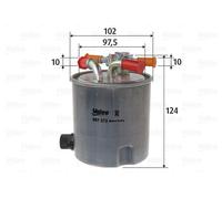 VALEO 587572 Fuel filter