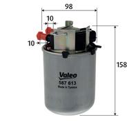 VALEO 587613 Fuel filter