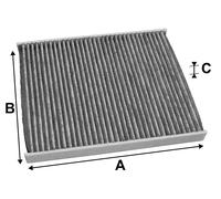 Fits VALEO 715723 Filter, interior air