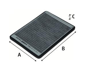 Fits VALEO 715868 cabin carbon filter. ⭐UK Stock⭐