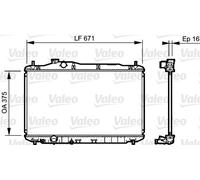 VALEO 735243 Engine radiator