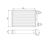 VALEO 811569 Heater matrix