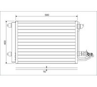 Fits VALEO 817777 CONDENSER, AIR CONDITIONING ⭐UK Stock⭐