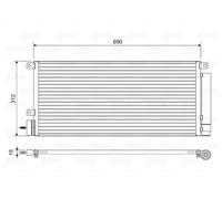 ✅Fits VALEO 822576 Condenser, air conditioning ⭐UK Seller⭐