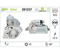 ✅Fits VALEO VAL201237 Starter VAL201237 Starter (12V, 2kW, professio ⭐UK Seller⭐