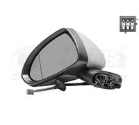 Exterior mirror Left Complete Mirror 3750805 VAN WEZEL for OPEL CORSA D CORSA E