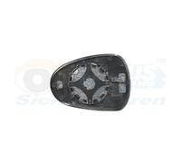 MIRROR GLASS, OUTSIDE MIRROR FOR SEAT LEON VAN WEZEL 4940838 FITS RIGHT