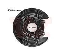 Fits VAN WEZEL 5393376 Splash Panel, brake disc